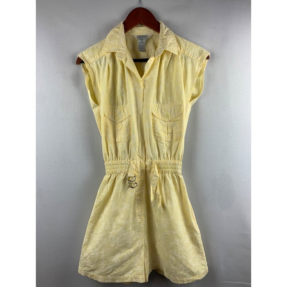 Heres A Hug Yellow Cotton Romper S